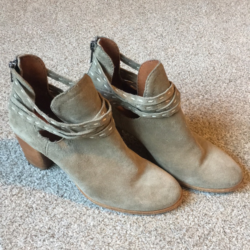 Frye heel booties. Size 6.